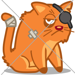 emoji Cat Pirate